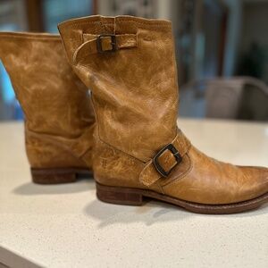 Distressed Frye boots